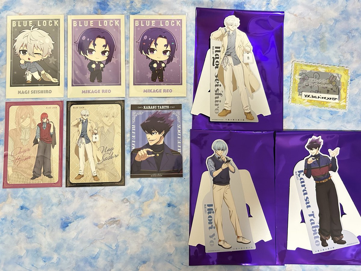 xx_bo_rixx_xxtr's tweet image. 【交換 譲渡】ブルーロック ブルロ スタンプラリー 東急不動産  渋谷制覇 ブルロ ガラポン ストライカーゲーム スタンディ ハート缶バッジ 特典 マストバイ アンブレラマーカー
【譲】凪 玲王 千切 氷織 烏…