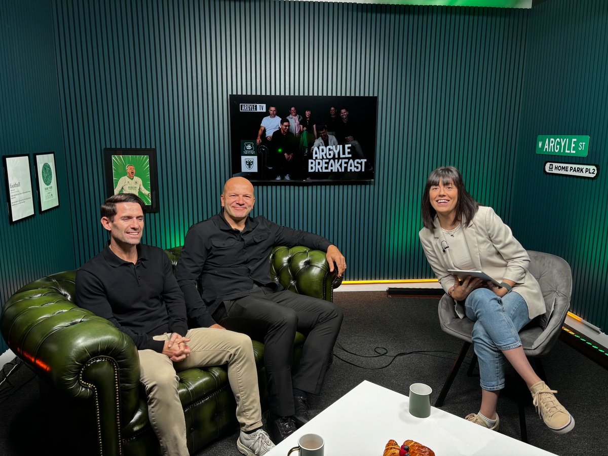 Great morning working with <a href="/Argyle/">Plymouth Argyle FC</a> TV &amp; supporting the #Pafc Legends family!