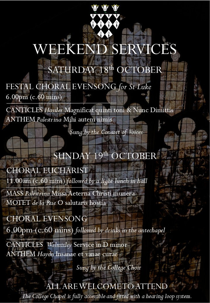 Magdalen College Choir tweet media