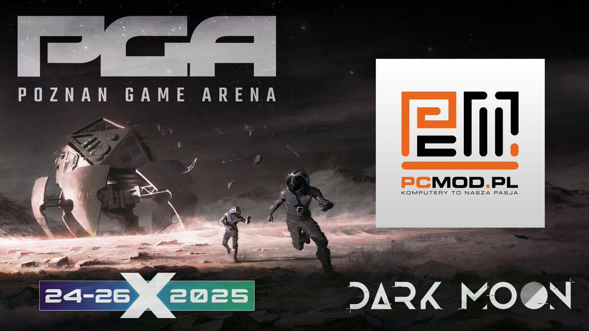 Together with <a href="/PcmodPl/">PcMod.pl</a> we’d like to invite you to this year’s <a href="/PoznanGameArena/">Poznań Game Arena</a>! 
Just like the mechaplexes from Dark Moon, the PCMOD team will be roaming the fair with a mobile booth, showcasing both the game and a powerful desktop PC that fits inside a backpack!
#gamedev #games