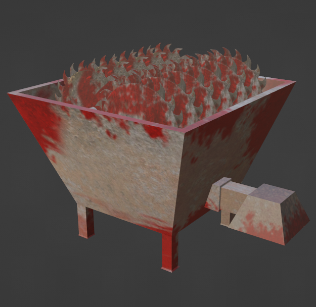 blanqo_dev's tweet photo. An industrial meat grinder that I modeled for GUTSPILL, it's pretty hard, but I'm still learning blender
#Blender #b3d #indiegame #indiedev #IndieDevs #gamedev #unity3D https://t.co/Bbx2DlgroU