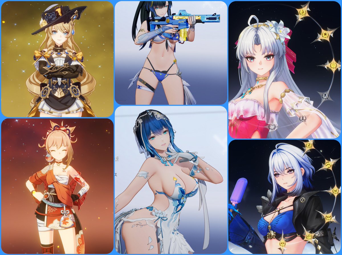 Yjuniper's tweet image. 原神：冒険ランク60
鳴潮：ユニオンレベル80
スノウブレイク：分析員レベル100

旅人さん、漂泊者さん、分析員さん推しキャラを愛でましょう✨️