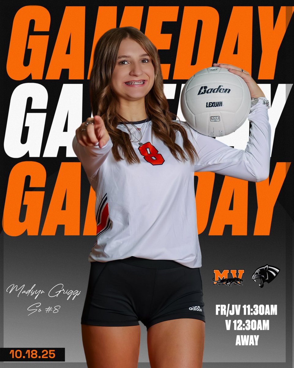 GAME DAY!!🏐‼️
🗓️October 18th
⏰9th/JV 11:30AM • V 12:30PM
🆚Laredo United South
📍 United South High School 
       4001 Los Presidentes Ave
       Laredo, TX 78046