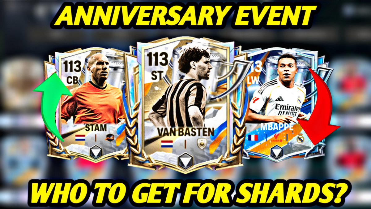 The best cards to claim for anniversary event in FC Mobile 26
Check it out here:
youtu.be/fKaUfjXT-NQ?si…

#FCMobile
#fcmobile26