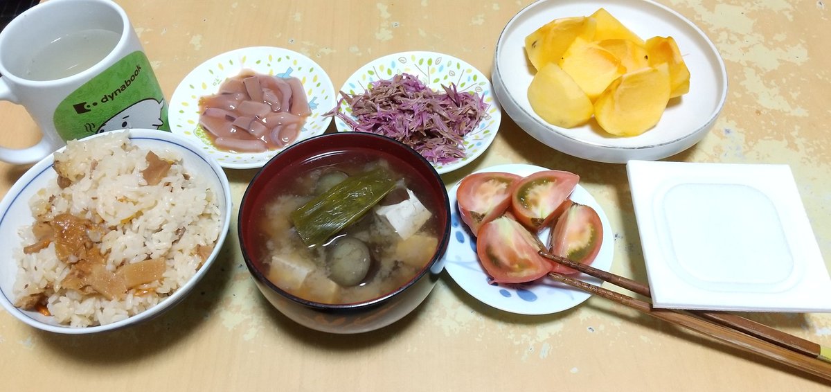 kabokun_ddr's tweet image. 炊き込みご飯はコスパのいい贅沢