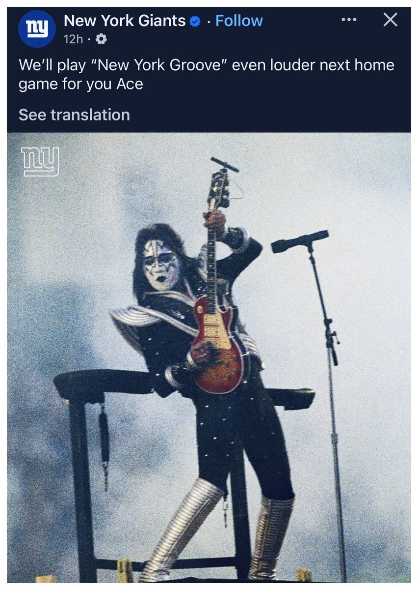 Respect to the <a href="/Giants/">New York Giants</a>