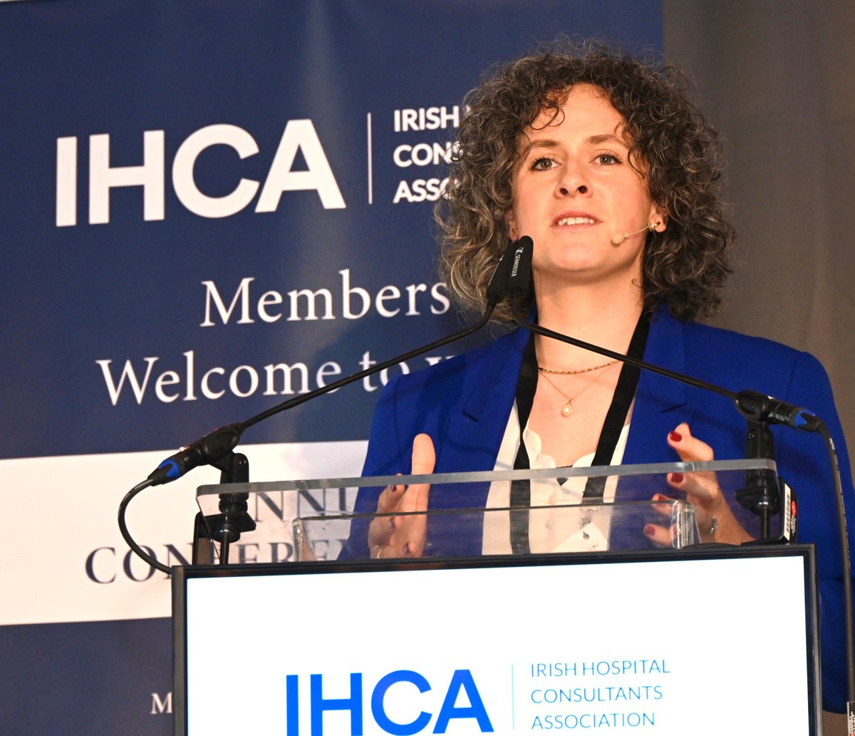 Urology SpR Dr Sorcha O’Meara tells #IHCA2025 Annual Conference in Kilkenny that doctors are human too and suffer when things go wrong – but feel unprepared to manage the personal consequences