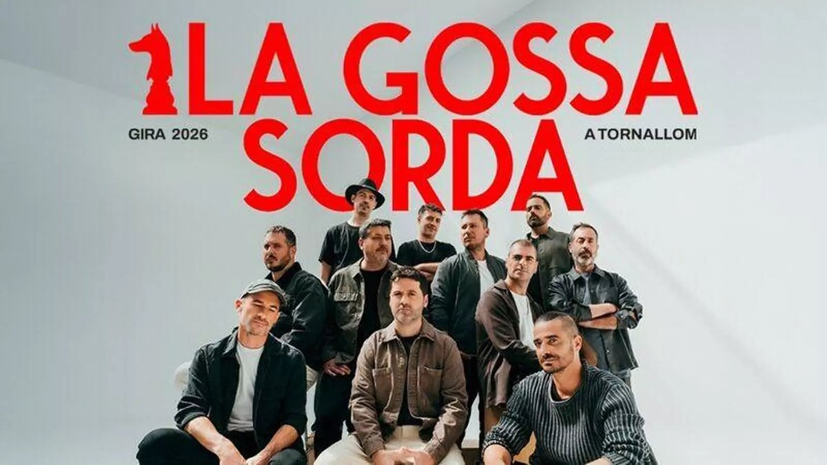 🐶🎟️ La Gossa Sorda esgota en dos hores les 15.000 entrades del concert de retorn a Picassent

El primer dels tres concerts de la minigira de retorn, 'A tornallom', serà el 25 d'abril en este municipi de l'Horta Sud, l'únic anunciat a casa nostra

⬇️ Més detalls: