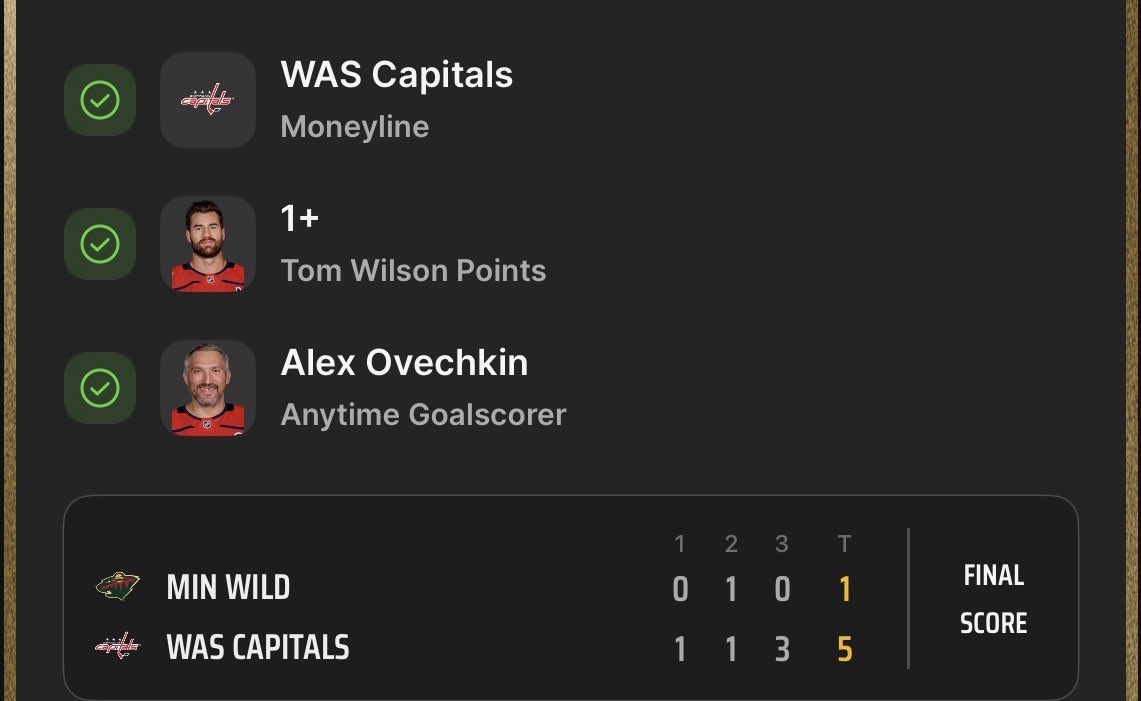 First hockey hit of the szn. They must bring luck. I’ve been playing Dylan Strome everyday since hockey started.. why did I stop?