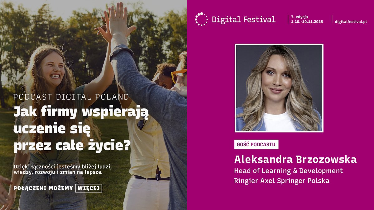 Eksperymentowanie bez strachu. Jak firmy wspierają uczenie się przez całe życie? Zapraszamy do odsłuchania drugiego odcinka podcastu:
👉 Spotify: tiny.pl/kjw44ym0
👉 Vimeo: tiny.pl/94_84b4p
👉 YouTube: tiny.pl/gj04tjy4