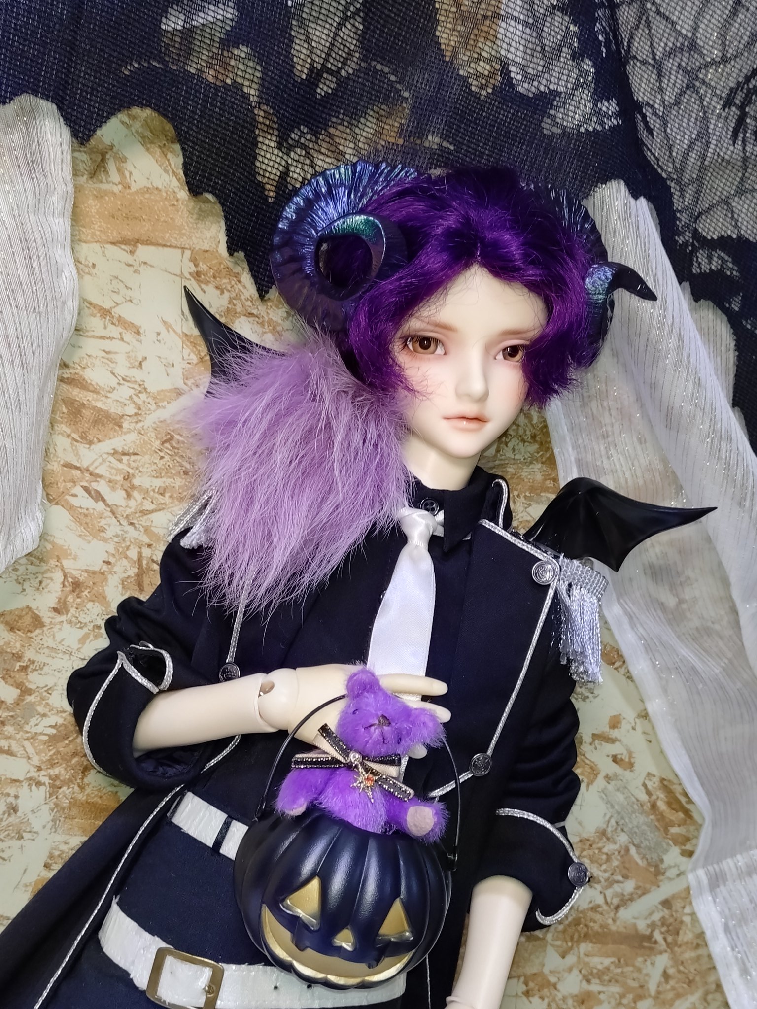 【みっき さま】* mini ornament ୨୧ ぶどう * パープル みっき さま】* mini ornament ୨୧ ぶどう * パープル カード