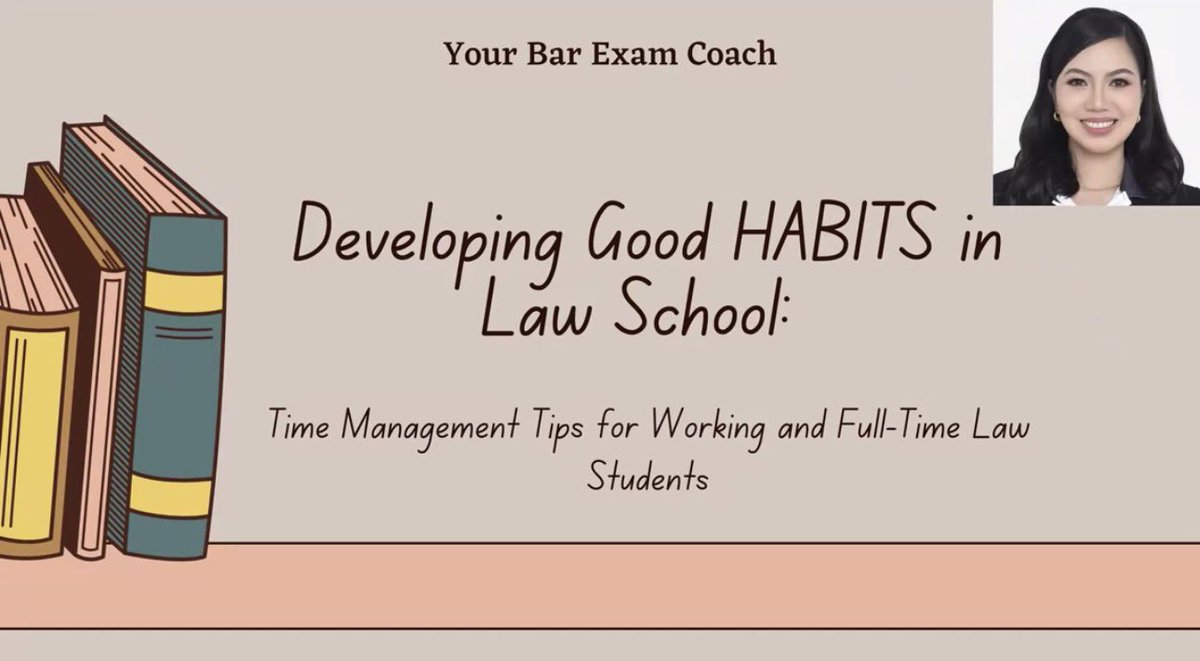 barexamcoach22's tweet image. Here are simple yet effective Time Management Tips for working and full-time law students.

Youtube link - youtu.be/3AWOivxWz2A

#LawSchool #TimeManagement #StudyTips #StudyHabits