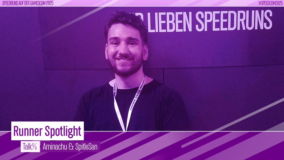 So da ist er wieder auf dem gemütlichen Sofa... Moment beim letzten Mal waren es Stühle... Halt zurück! 

So da ist er zum ersten Mal auf unserem Sofa in der Social Area - <a href="/SanSpitle/">SpitleSan</a> war schon 2023 bei Speedruns auf der gamescom zu Gast, aber wir bin sicher er hat seitdem sehr