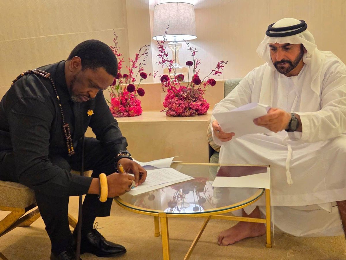 Timeless_Report's tweet image. 👑Zulu King Strengthens Global Ties with UAE Royal House

Ajman, United Arab Emirates — In a historic diplomatic engagement, His Majesty the King of the Zulu Nation met with Sheikh Alhassan Bin Ali Al-Nuaimi at the royal palace in Ajman. The meeting marks a strategic step in the…