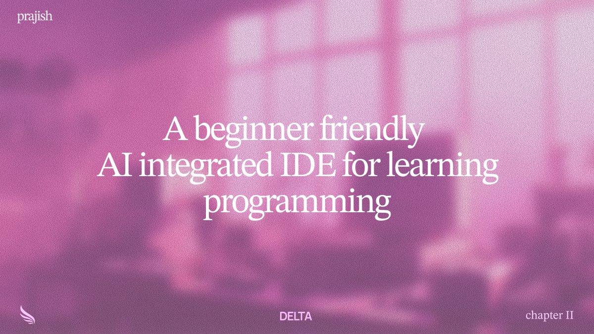 _prajish's tweet image. Here's what I hope to explore and build as part of the @_TheResidency @enter_delta program.
The idea is based on this question that I and other educators are grappling with -
"Will anyone still need to learn programming now that AI can write code?"
I still think so. So do many…