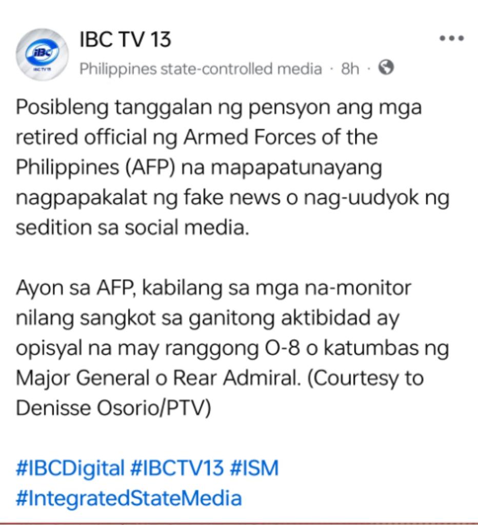 Nagkalat na naman ng kasinguwalingan ang isang may s@ltik. Akala naman niya mauuto niya ang taongbayan. Ang pwede lang matangalan ng benepisyo ay ang mga may krimen na nagawa! 

Napahiya na nga noong sinabi niya na magpunta sa gate ng Forbes pero siya nagpunta sa Dasma vill gate!