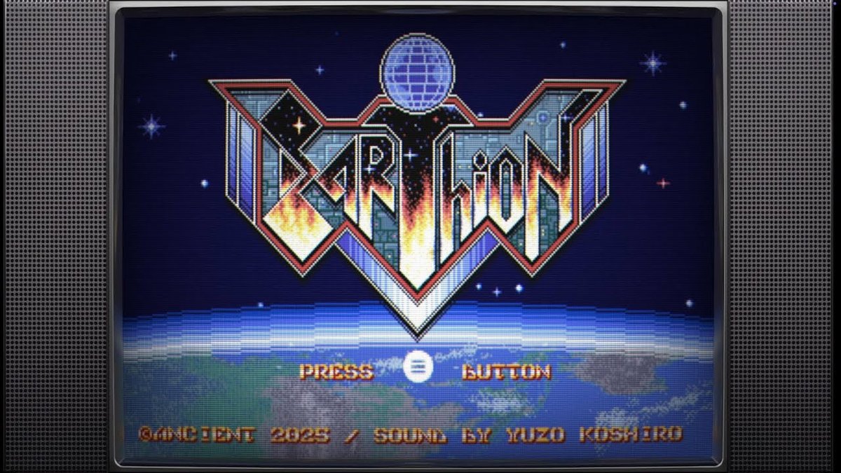 NewGameOldFlame's tweet photo. Earthion for sega megadrive - gameplay steam version - (medium difficulty)
https://t.co/4sVloNtyOT
@LimitedRunGames 
#ngof #steam #sega #megadrive 

When will the megadrive saw cartridge come out? https://t.co/R5qebUd7SA