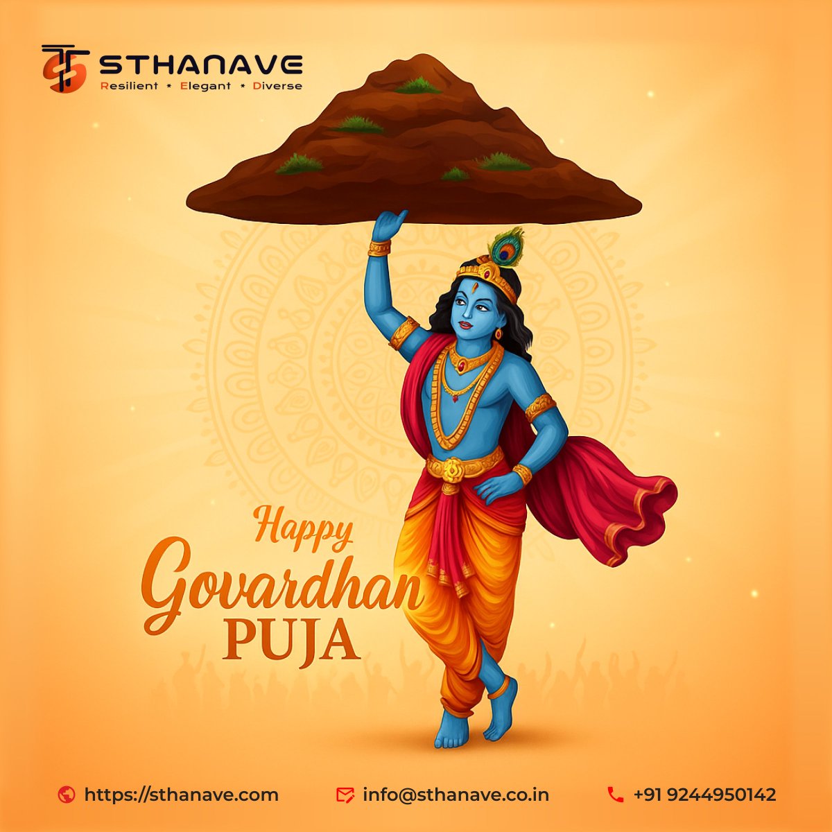 SthanaveTech's tweet image. 🙏🎉Heartiest greetings to everyone on Govardhan Puja. May Lord Krishna fill your homes with blessings and prosperity. Let us celebrate this festival with love and unity.🙏🙏
#goverdhanpuja #goverdhan #vrindavan #krishna #sthanavetechnologies