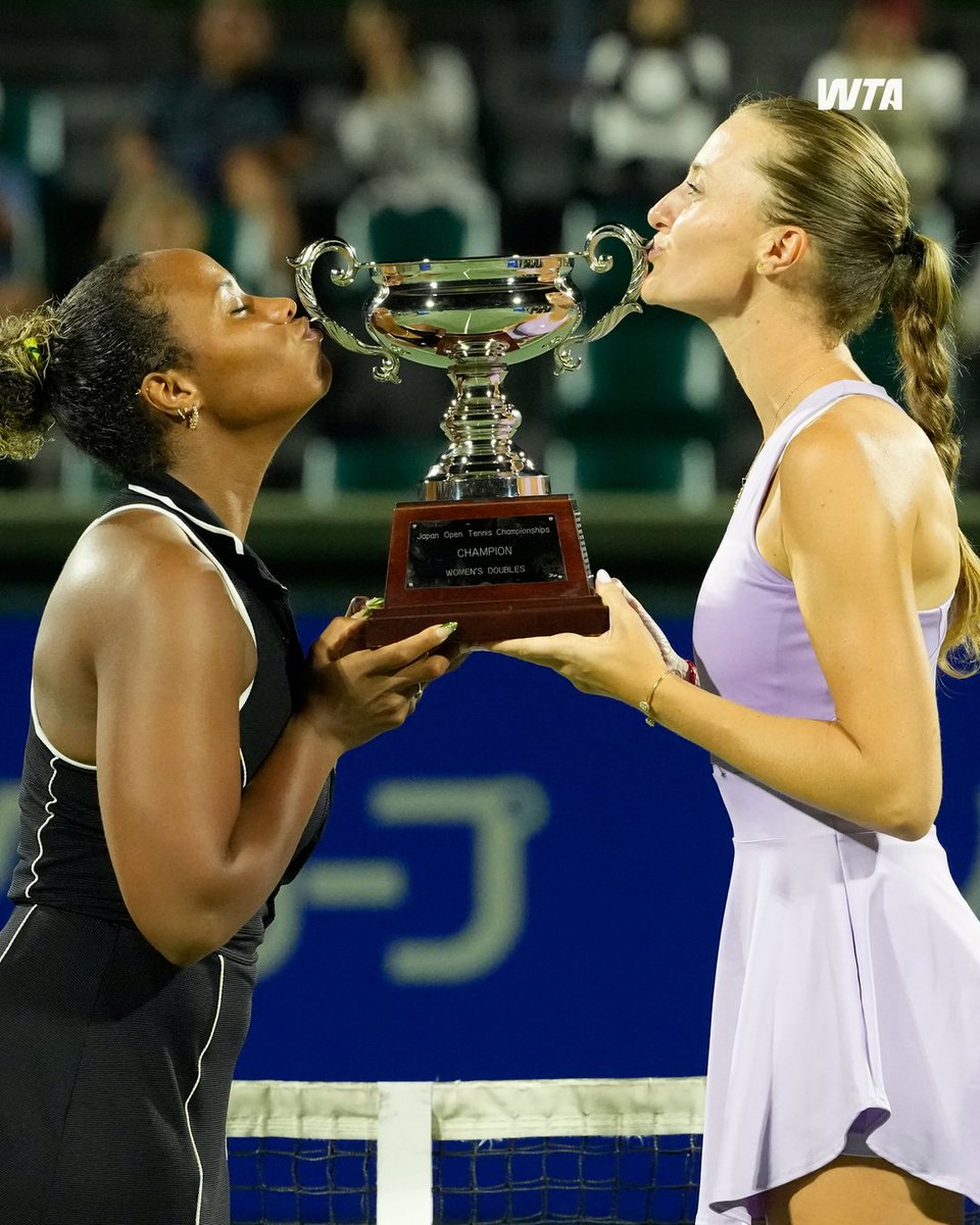 WTA's tweet image. 🌟 Osaka Doubles Champions 🌟
@TaylorTownsend 🤝 @KikiMladenovic
#JapanOpen