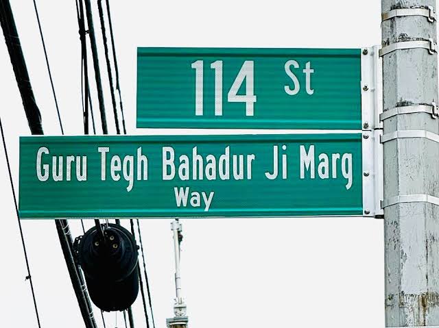 Sikhpioneers74's tweet image. A Street in New York City has been named in honour of Guru Tegh Bahadur ji 🔥🔥🔥