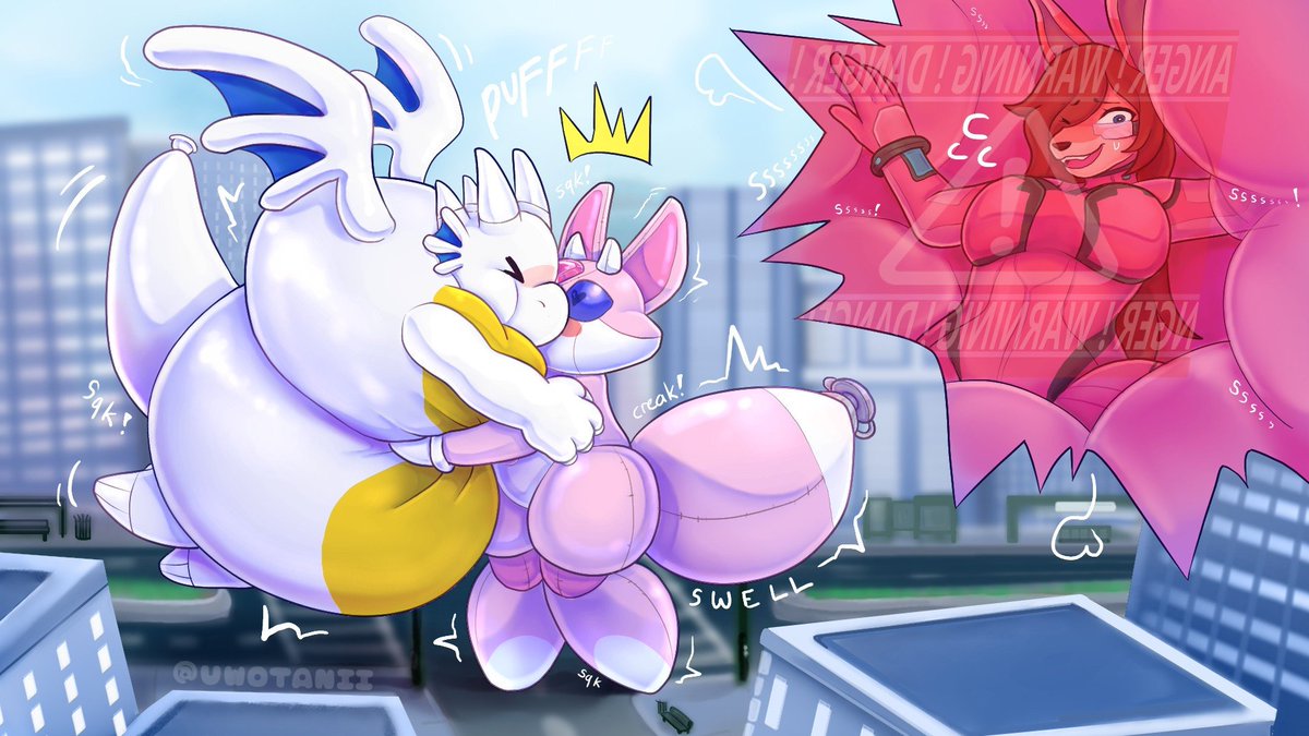 ⚠️ ALERT: PUFFKISS INCOMING ⚠️

A lovely piece I did a while back for @/LumiSqk  😘💕 

All that pressure in the pilot cabin can't possibly be good.. 😵‍💫

... So why is it so exciting!? 😫💓