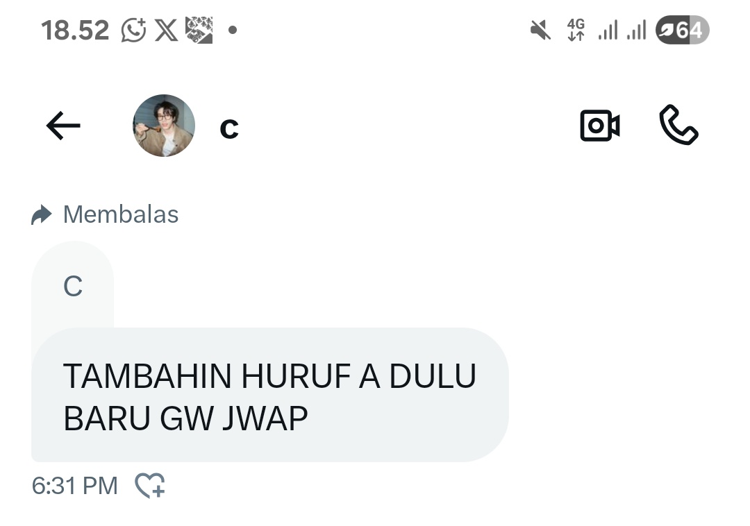 pdhl dn dia C.... ya wajar gw panggil dia C???