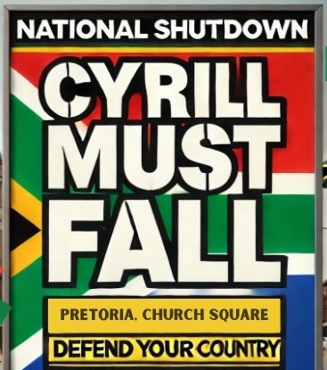 KWAZULU NATAL is READY 

RAMAPHOSA MUST GO 
RAMAPHOSA MUST GO 
RAMAPHOSA MUST GO 
RAMAPHOSA MUST GO 
RAMAPHOSA MUST GO 

20 OCTOBER 2025