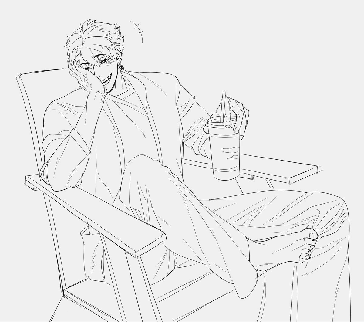 ダグ・ハイド|画集とイラスト「The Man Behind The Smile」 ﾀﾍﾟﾀﾑ🌜@有償依頼受付中 on X