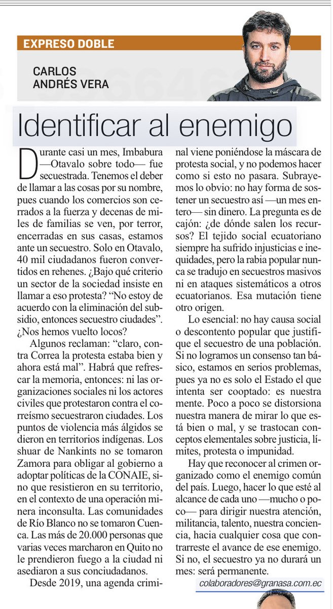 Polificcion's tweet image. ¿Qué asedia al país? ¿Quienes quieren tomar el control y para qué? Hoy en @Expresoec: