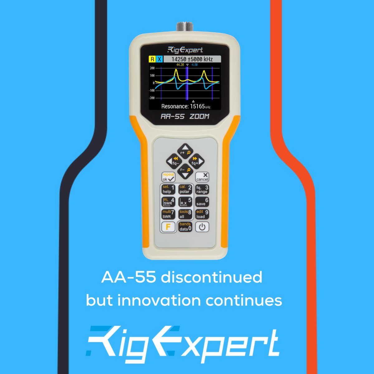 📡 Farewell to the AA-55 ZOOM — and hello to MATCH!
The time has come to say goodbye to one of our most beloved analyzers — the AA-55 ZOOM, officially discontinued as of October 15, 2025.

Our next-gen upgradeable analyzer MATCH.

👉 rigexpert.com/news/match-upg…
#RigExpert #HamRadio