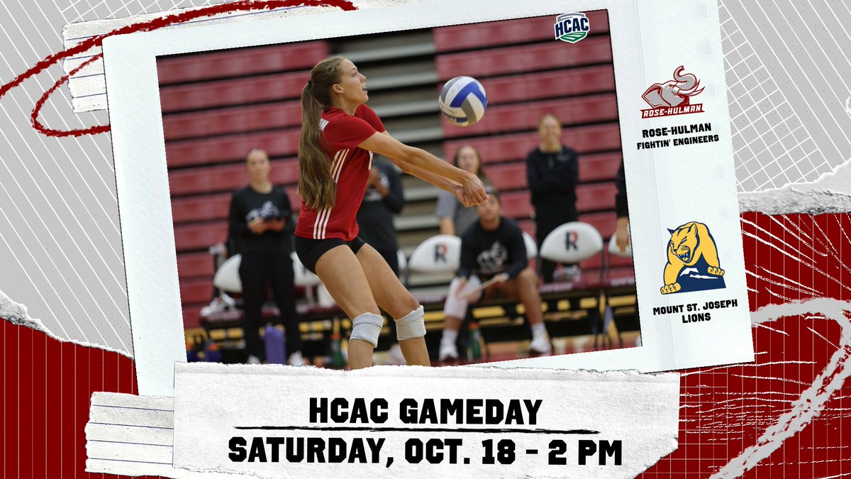 🏐: Rose-Hulman continues HCAC play, traveling to face Mount St. Joseph TODAY at 2 PM. #GoRose

📍: Cincinnati, Ohio
⏰: 2 PM
📺: bit.ly/3WDoWQA
📊: bit.ly/46R5Nk9
📄: bit.ly/45Qc25T