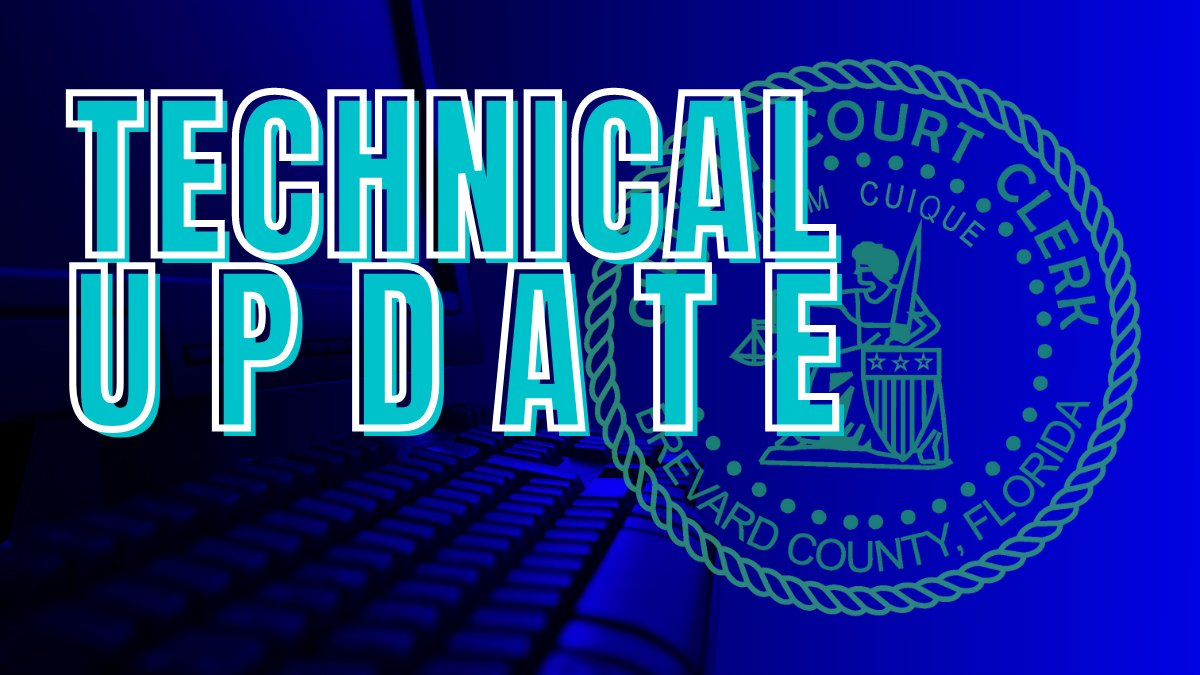 *** CLERK'S OFFICE SYSTEMS MAINTENANCE ***
Due to Scheduled Maintenance, some Clerk of Court applications, including Case Search (BECA) will be unavailable beginning at 12:00 Noon today, Saturday (October 18, 2025). This outage is scheduled to last through 10:00 PM.