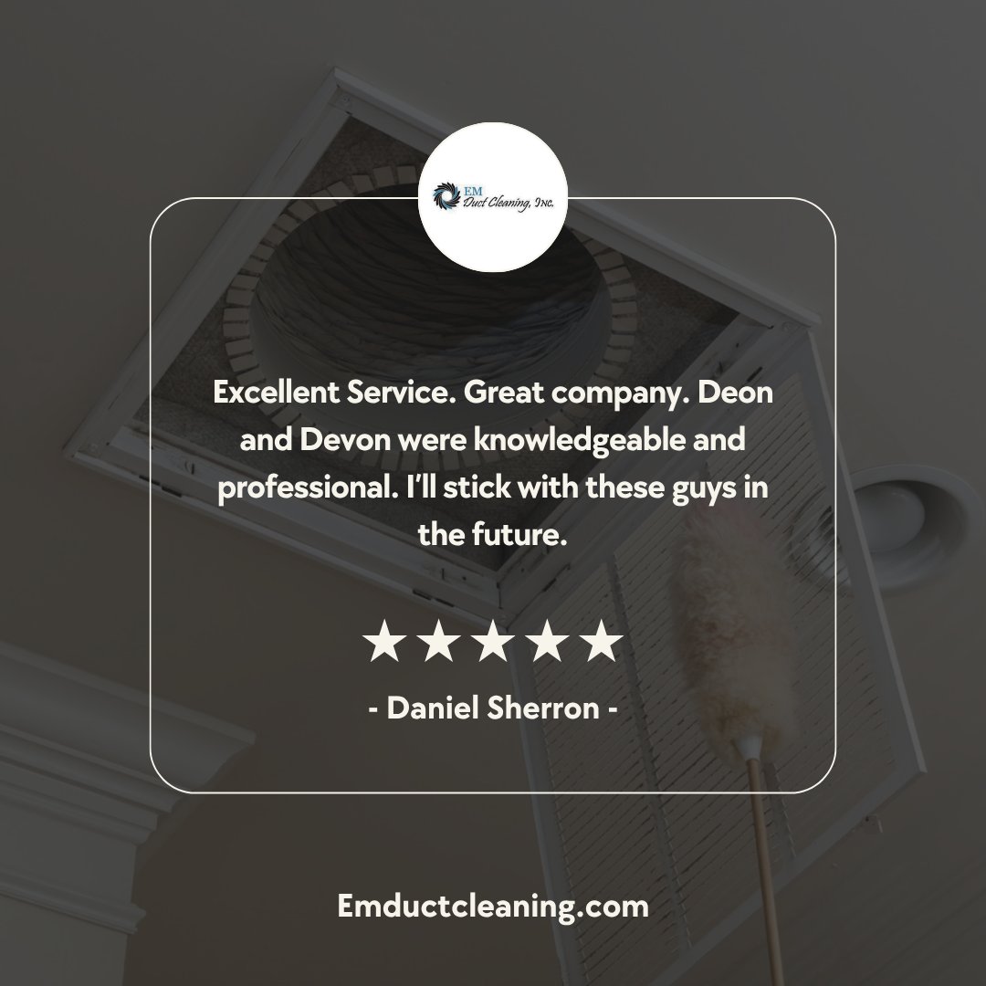 EmDuct's tweet image. Customer Review! emductcleaning.com 312-561-3336 

#AirDuctCleaningChicago #ChicagoAirDuctCleaning #DryerVentCleaning #ChicagoDryerVentCleaning #CustomerReview #HappyCustomers