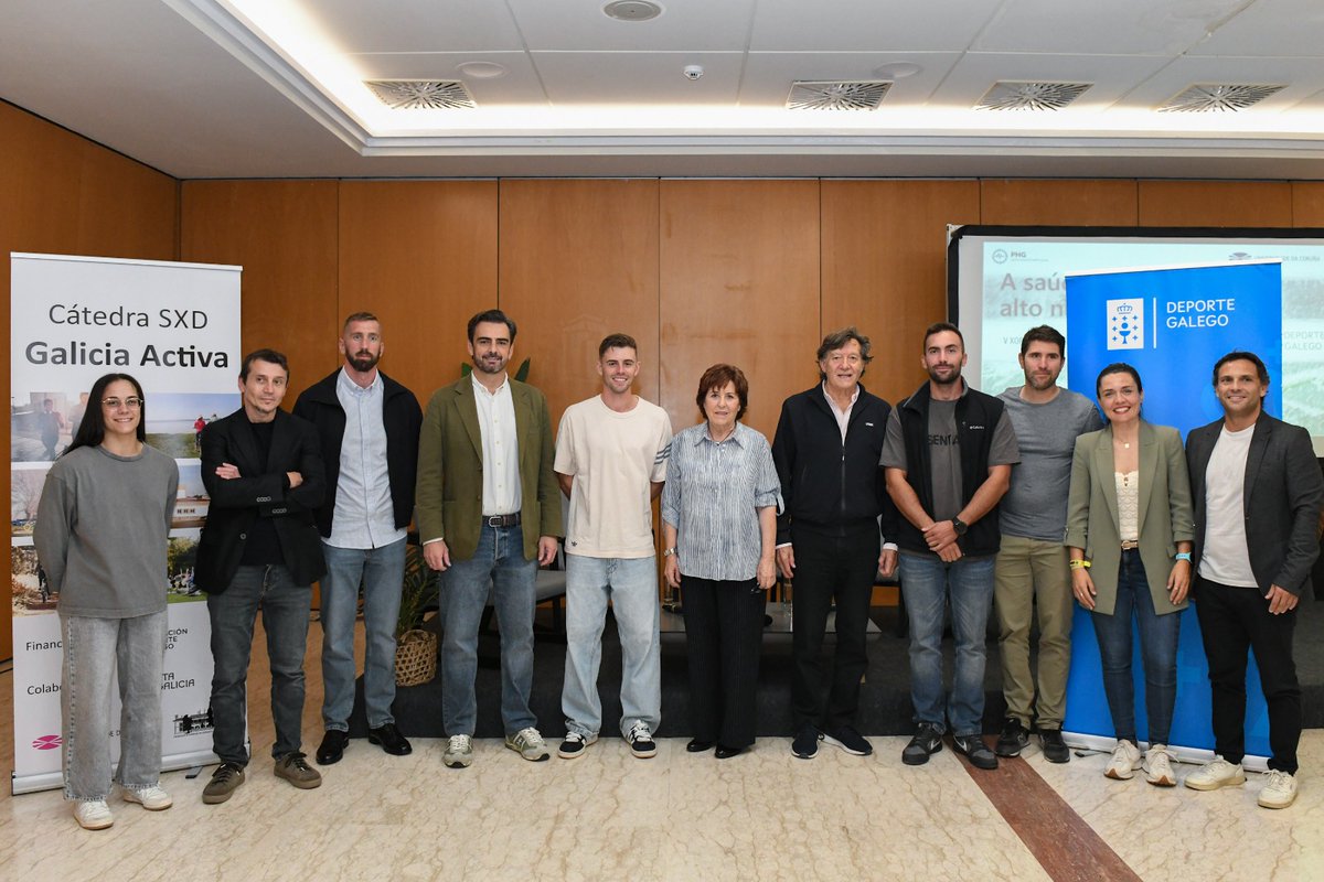 Un orgullo participar na xornada "A saúde no deporte do alto nivel", que organizamos coa <a href="/UDC_gal/">Universidade da Coruña</a>

Desde a <a href="/Xunta/">Xunta de Galicia</a> estamos comprometidos e preocupados pola saúde dos nosos deportistas e apoiámolos desde a Oficina de Atención ao Deportista