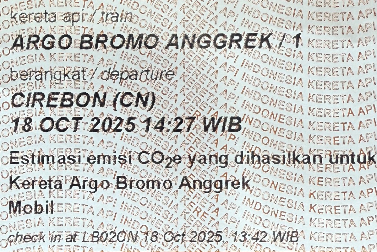 icedchoocolate's tweet photo. mini thread tarsus-an ke cirebon (part 2)

back to jakarta onboard argo bromo anggrek, sekalian perdana naik eksekutif stainless next generation… https://t.co/oOBgdCz7Ie