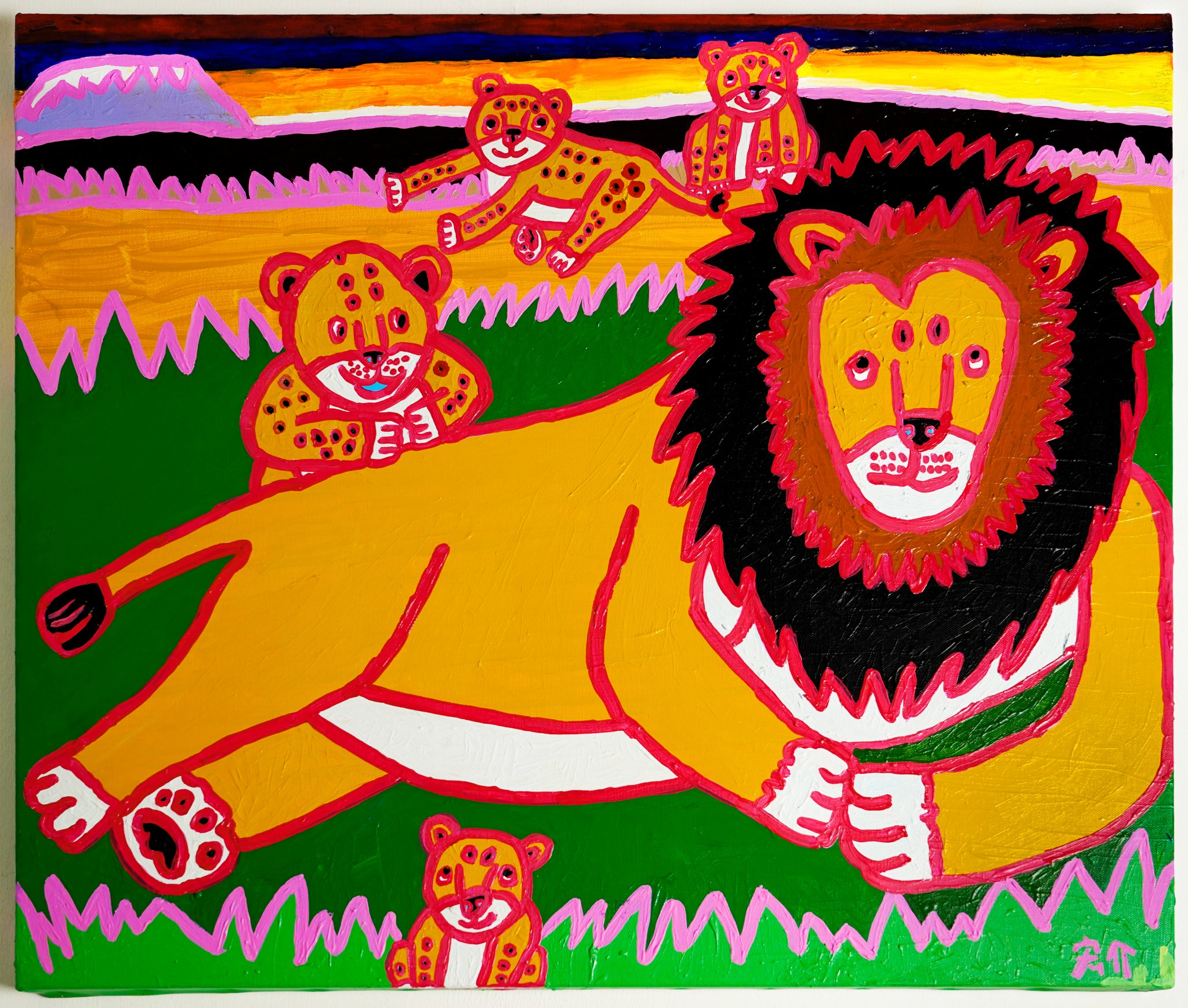 ✡️特選【原画一点物】イラストアート（額付） 太田宏介【公式】 on X: 