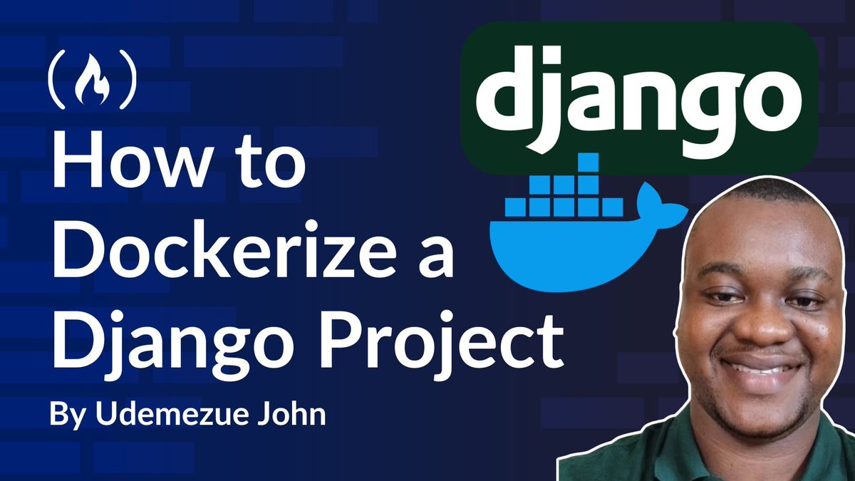 freeCodeCamp's tweet image. Docker lets you package your app along with all its dependencies into a container.
This means your app will run the same on your machine, your coworker's machine, in testing, and in production.
In this tutorial, @_udemezue shows you how to Dockerize your Django projects &…