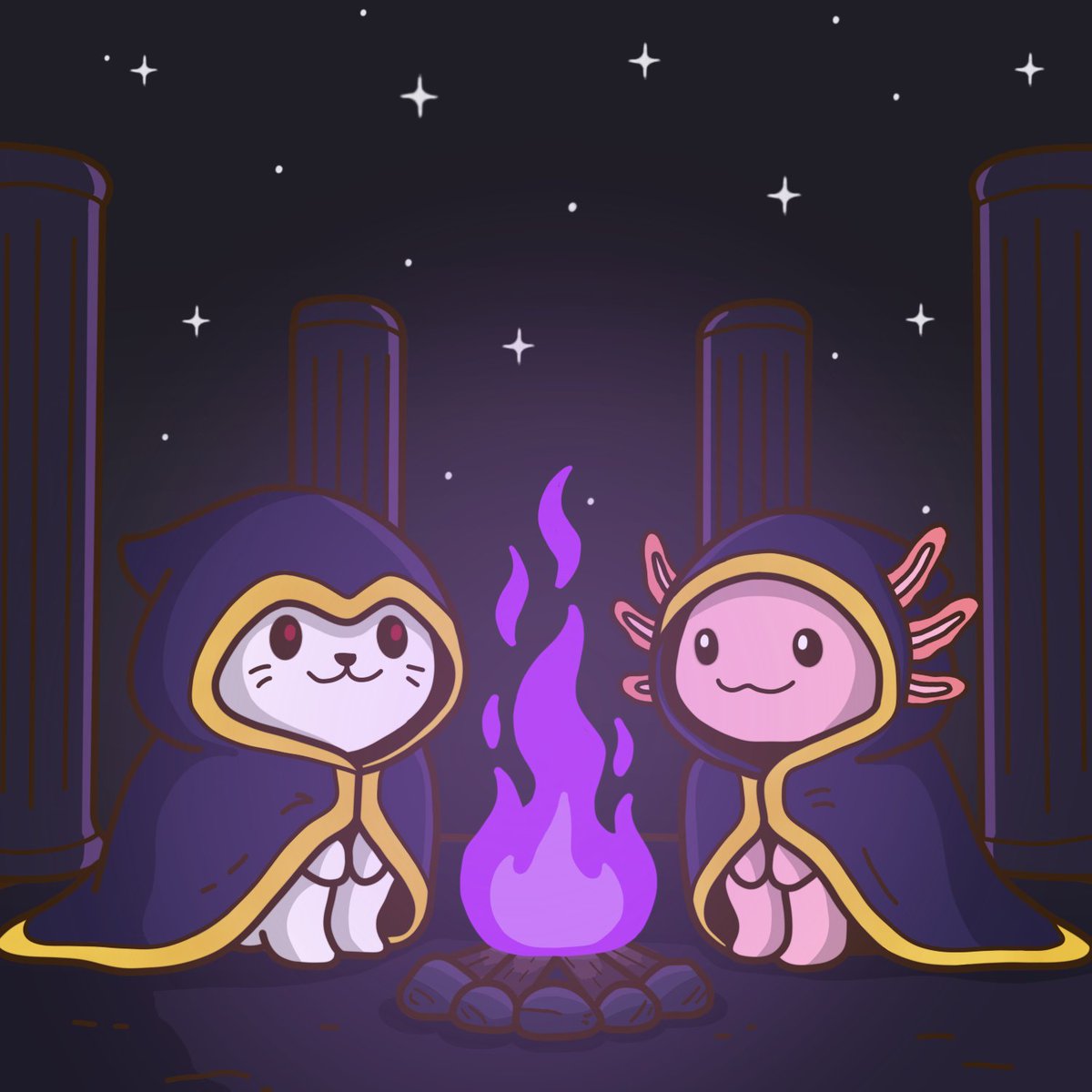 Monalotls's tweet image. Not sure where the @sealuminati brought us... 🦭

But looks like we chillin🔥

Join our discord if you want a piece of this Magic as well🔮