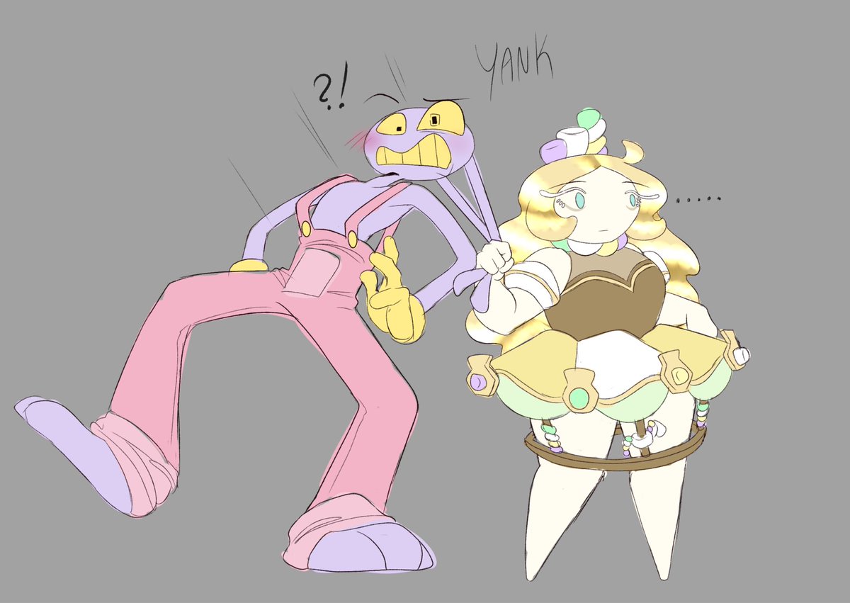 this is so old but liiiike carrotcake ehehe 

they’re so stupid, but Mallow manhandles Jax he deserves it