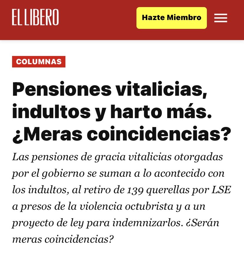 Nunca + “homenajes” en el Congreso Nacional a criminales que saquearon, destruyeron y quemaron nuestro Chile querido!
Nunca + pensiones de gracia a delincuentes violentos que nos robaron el Estado de Derecho, la Seguridad y la Paz social.
#NuncaMasPCniFA 
#REcuperemosChile