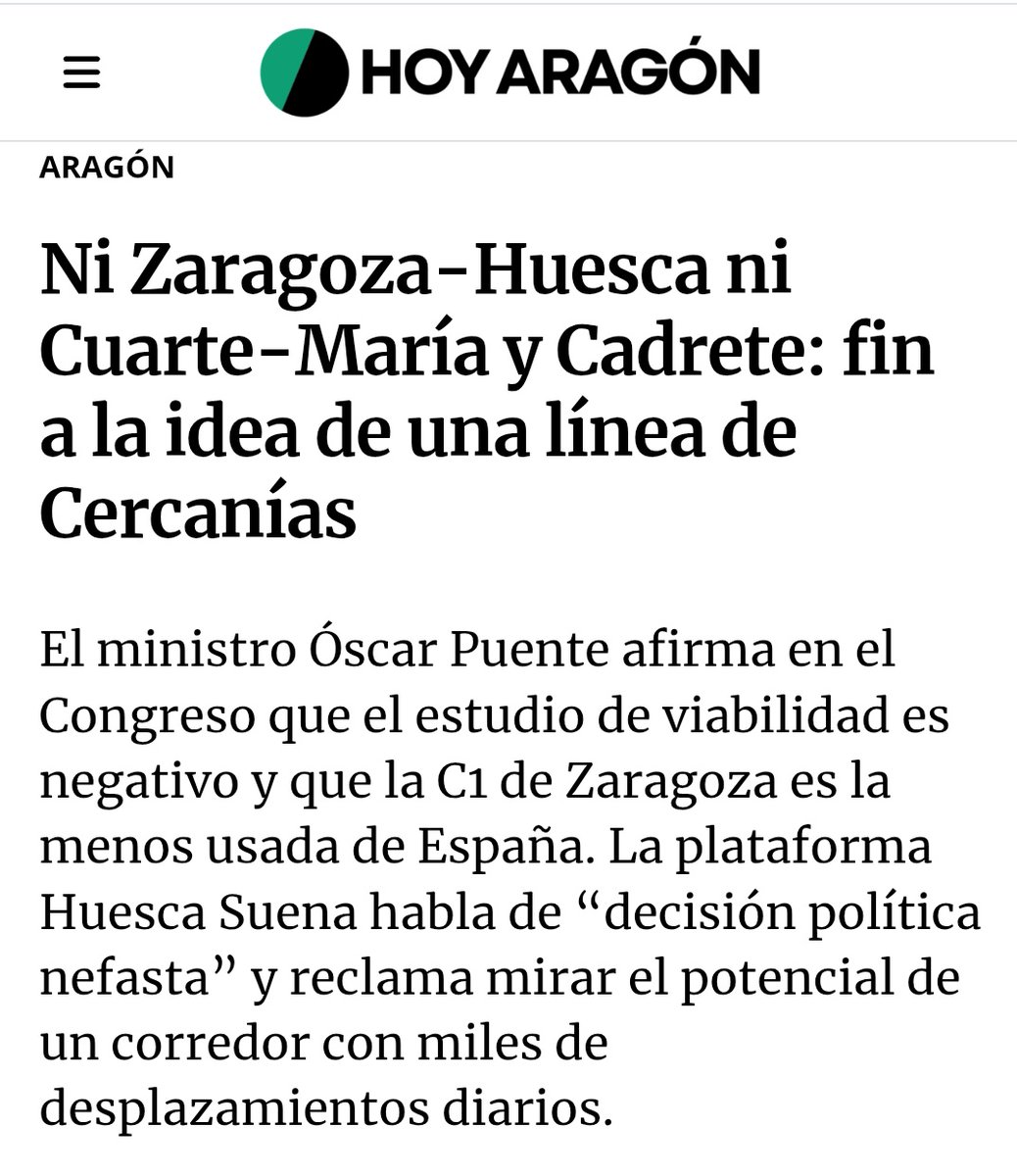 Otro desplante a Aragón del gorila analfabeto de <a href="/oscar_puente_/">Óscar Puente</a>. Y ya van unas cuantas. Vente aquí, campeón, que te vamos a llenar la cara de aplausos