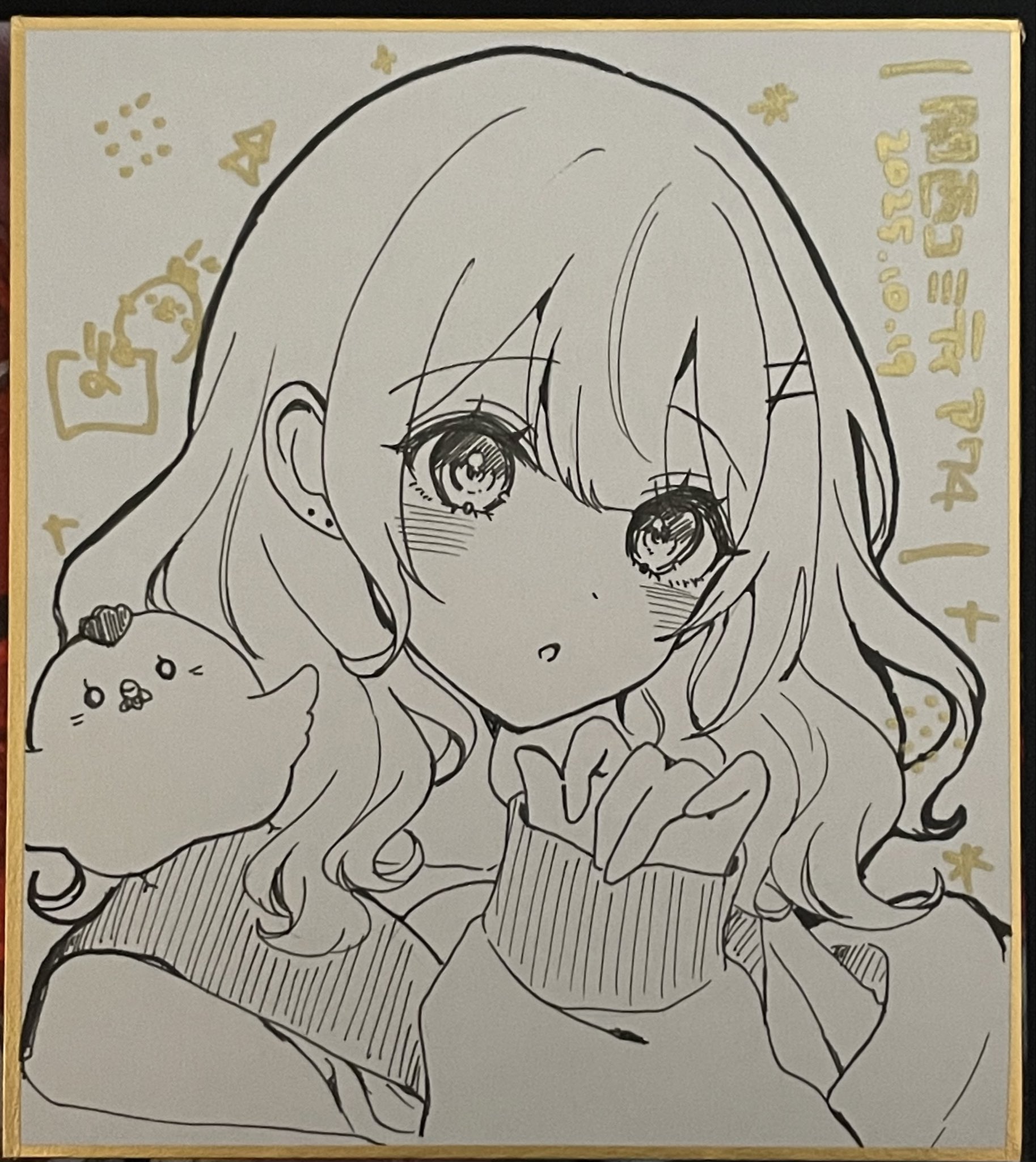 すのこタン。三ツ雪柚菜+Ixy先生　サイン色紙 りの🐣関西コミティア【L-42】 on X: 