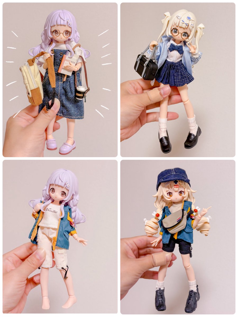 corner33333's tweet image. お迎えして11日でこんなにお着替えして写真撮ったのドールオーナーなってからはじめてかもしれない🥹🙏✨等身がMDDに近くてそのまんま小さくなった感じで大きい子オーナーさんにもおすすめ🫶
 #SugaryGirls