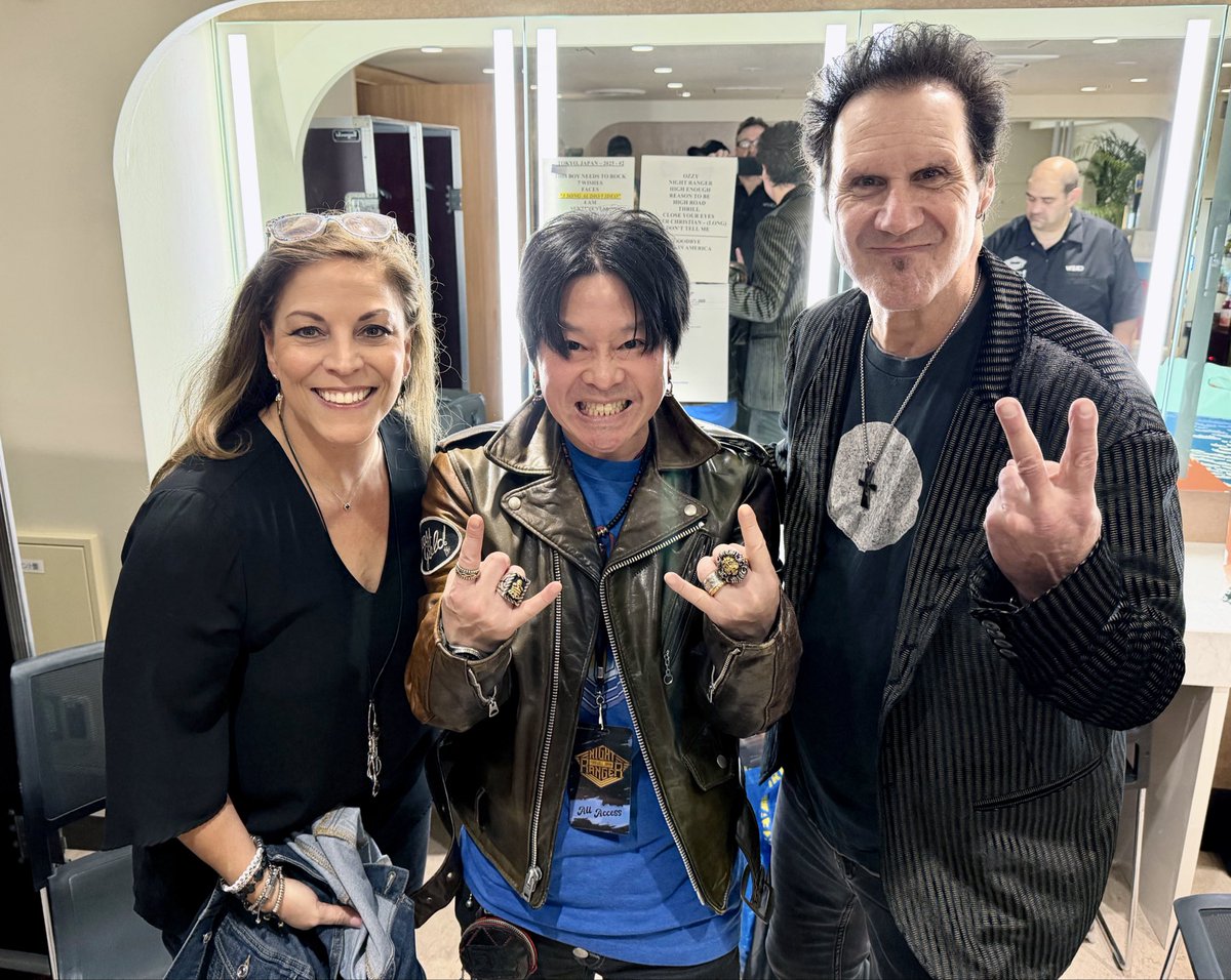 creature_kenny's tweet image. 🇺🇸NIGHT RANGER 🇺🇸

Thank You So Much @nightranger 『FAREWELL "THE GOODBYE" JAPAN TOUR 2025』‼️🔥

本当素晴らしかった‼️
涙止まんなかった‼️🥹
みんなありがとう‼️🤩🤘

@JackBlades @kellykeagy 
#creaturefromtheliving @greed_store
