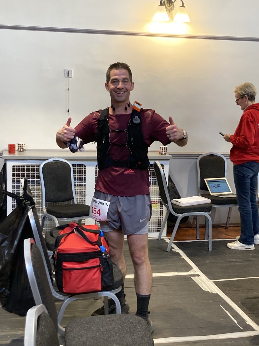 Leg 1 completed ✔️ <a href="/centurionrunner/">centurionrunning</a>  #A100 <a href="/TrailsAndAlesUK/">Runny McRunFace</a>