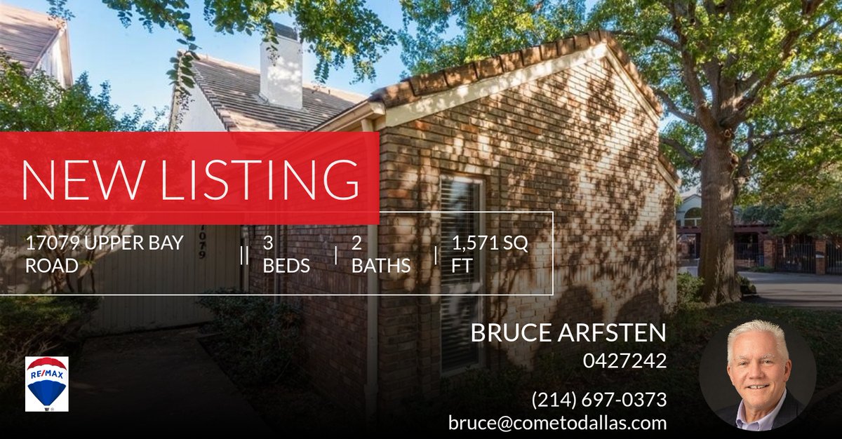 📍 New Listing 📍 Take a look at this fantastic new property that just hit the market located at 17079 Upper Bay Road in Addison. Reach out here or at (214) 697-0373 for more information

"Come To Dallas!"
I can help you buy, sell ... homeforsale.at/17079_UPPER_BA…