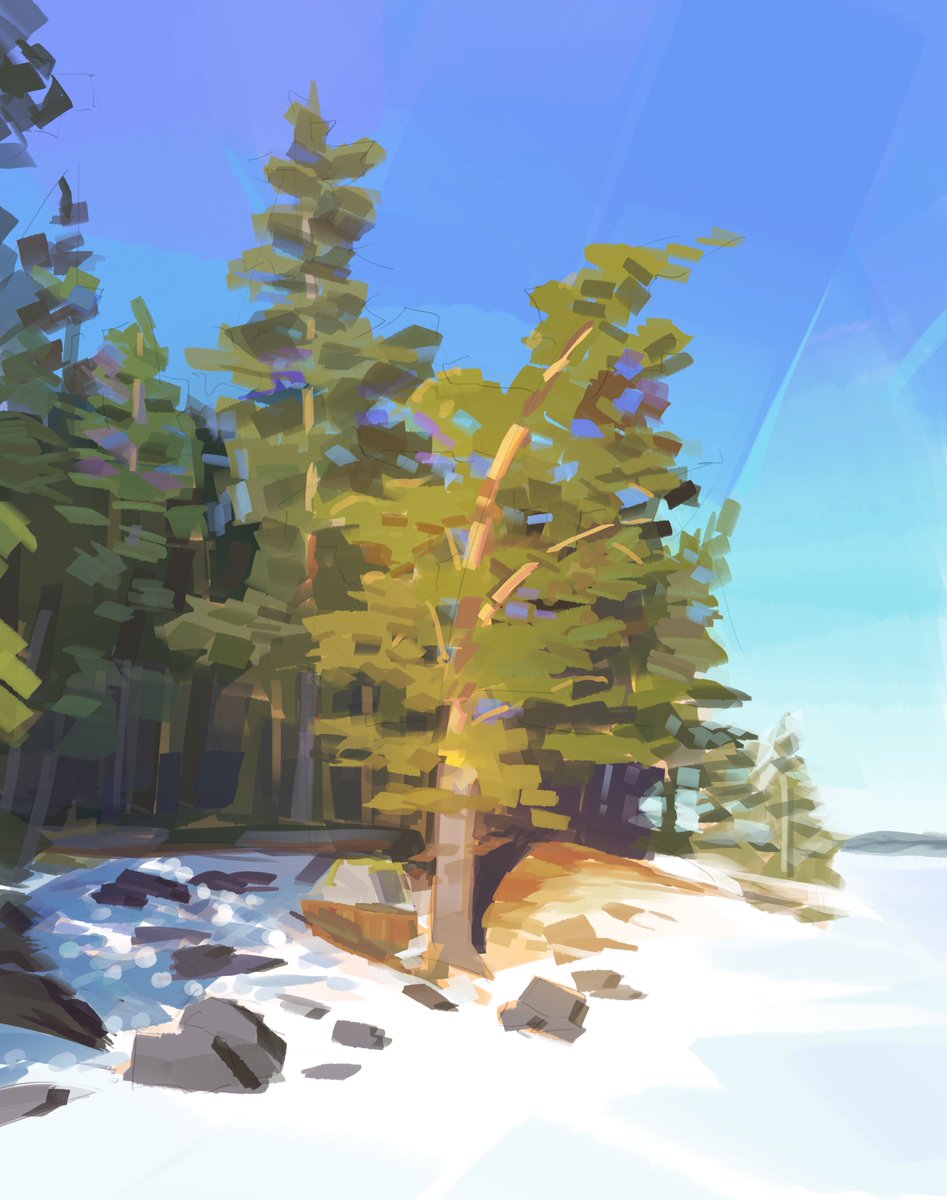 Daily sketch 291 - Color practice
#sketch #digitalart