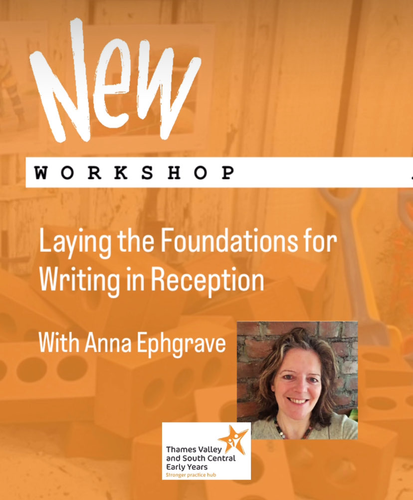 Places are limited on this half-day training! Book now to secure your place: strongerpracticehubs.org.uk/hubs/se/thvy-a…

#eyfs #earlyyears #earlyyearsteachers #receptionteacher #earlyyearseducation #writing #earlywriting #earlylearninggoals