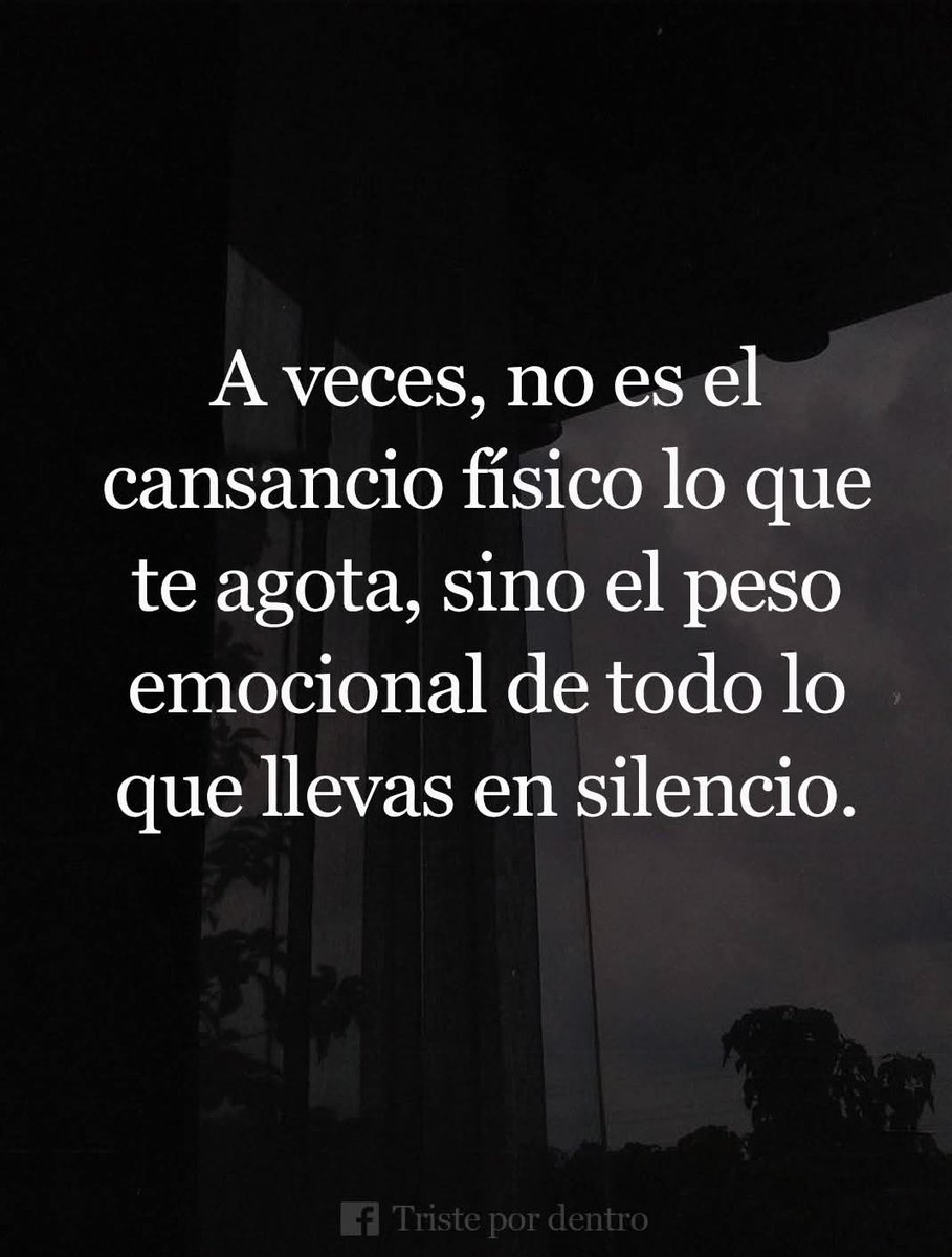 A veces...