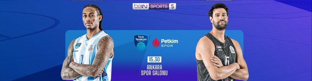 🇹🇷 Türkiye Sigorta Basketbol Süper Lig
🏀 Türk Telekom Basketbol 🆚 Aliağa Petkim Spor
⏰ 15:30
📺 beIN SPORTS 5
💻📱 beIN CONNECT
🎙 <a href="/bcidal/">Barbaros Çıdal</a> &amp; <a href="/TMRYGC13/">TMRYGÇ</a> 

🎤 : <a href="/berkegayretli/">Berke Gayretli</a>